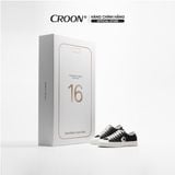  [CHÍNH HÃNG] Giày Sneaker CROON CR16 Unisex - Màu Đen 