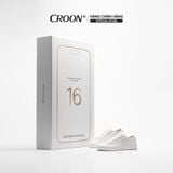  [CHÍNH HÃNG] Giày Sneaker CROON CR16 Unisex - Màu Trắng 