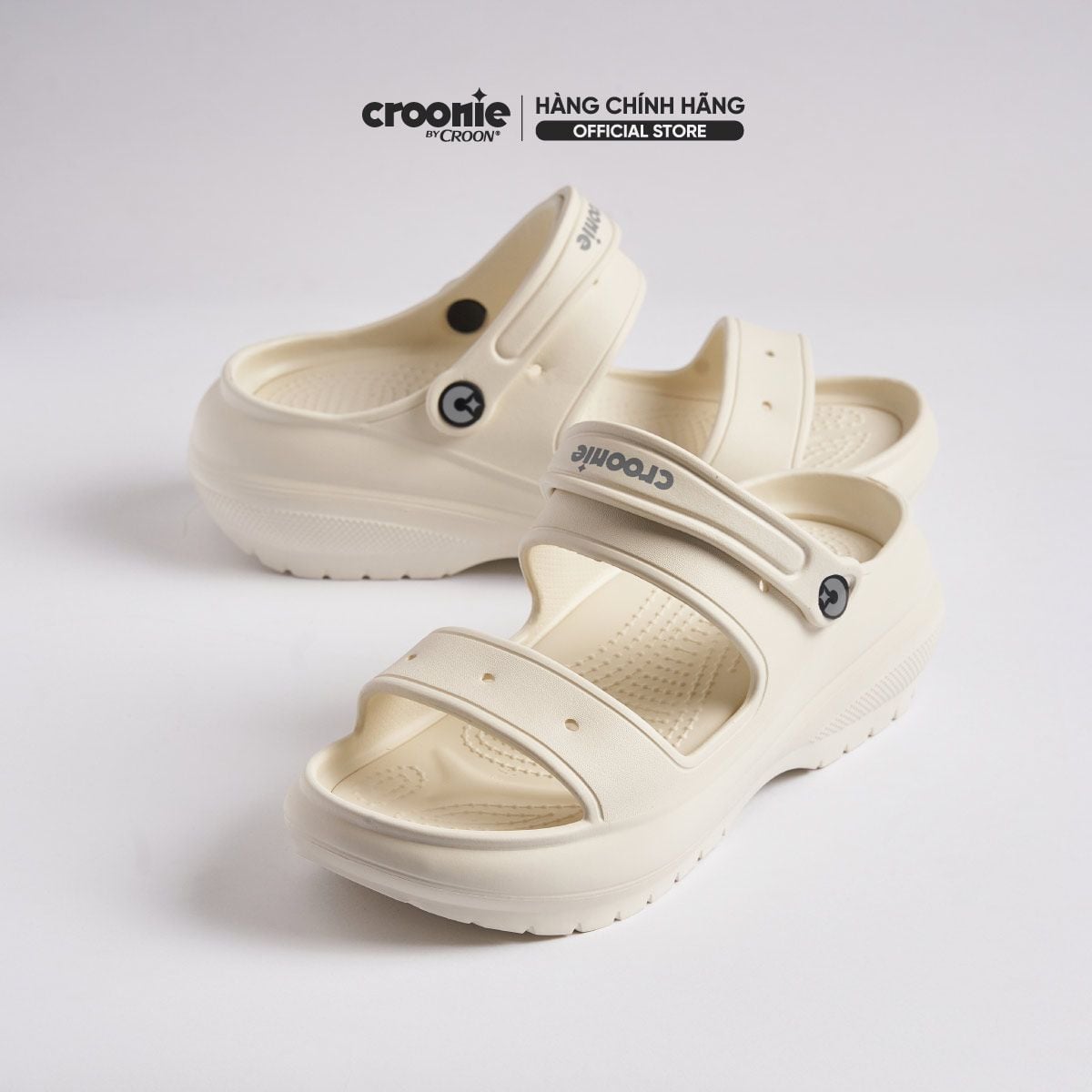  Giày Clog Unisex/ Giày Dép Sục EVA Nữ, Đế Cao 7cm - Croonie Glammy 