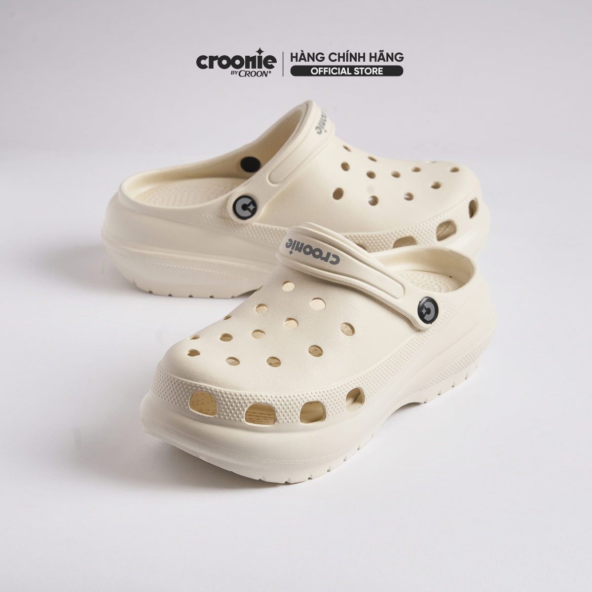  Giày Clog Unisex/ Giày Dép Sục EVA Nữ, Đế Cao 7cm - Croonie Glam 