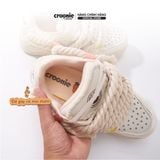  CROON - Giày Thể Thao Sneaker Nữ, Đế Giày Có Mùi Thơm, Tăng Chiều Cao 3.5cm - CROONIE CREAMY Màu Trắng 