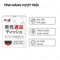 Khăn lau Drywell Delay Wipes chống xuất tinh sớm kéo dài thời gian