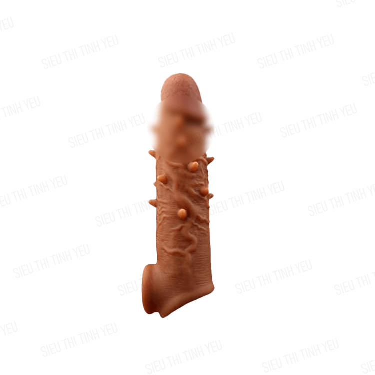 Bao cao su Top Notch dài 16cm có gân gai quai đeo