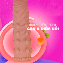 Bao cao su Lovetoy Pleasure X Tender dài thêm 5cm có hạt nổi to