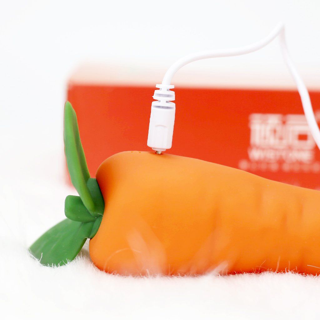 Dương vật giả ngụy trang Wistone Carrot đa chế độ rung hình củ cà rốt dùng pin sạc