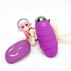 Trứng rung Man Nuo điều khiển từ xa 10 chế độ rung dùng sạc