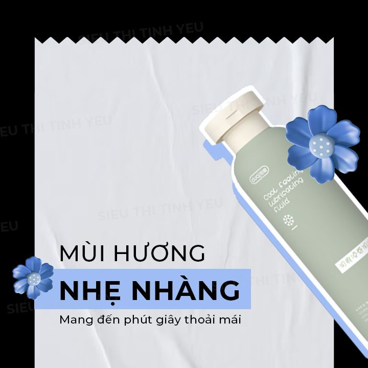 Gel bôi trơn Duai Cool Feeling mát lạnh Chai 200ml