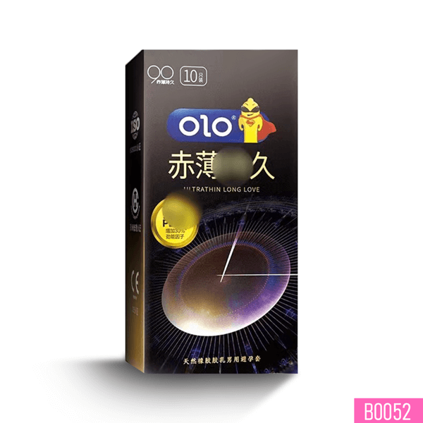 Bao cao su OLO Ultrathin Long Love siêu mỏng kéo dài thời gian Hộp 10 cái