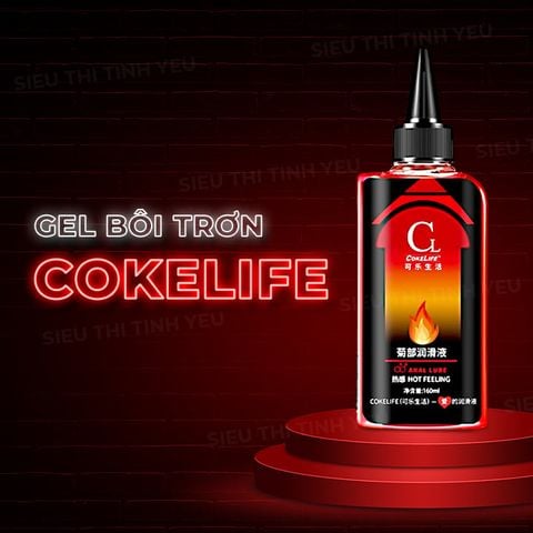 Gel bôi trơn Cokelife nóng ấm chai 85ml