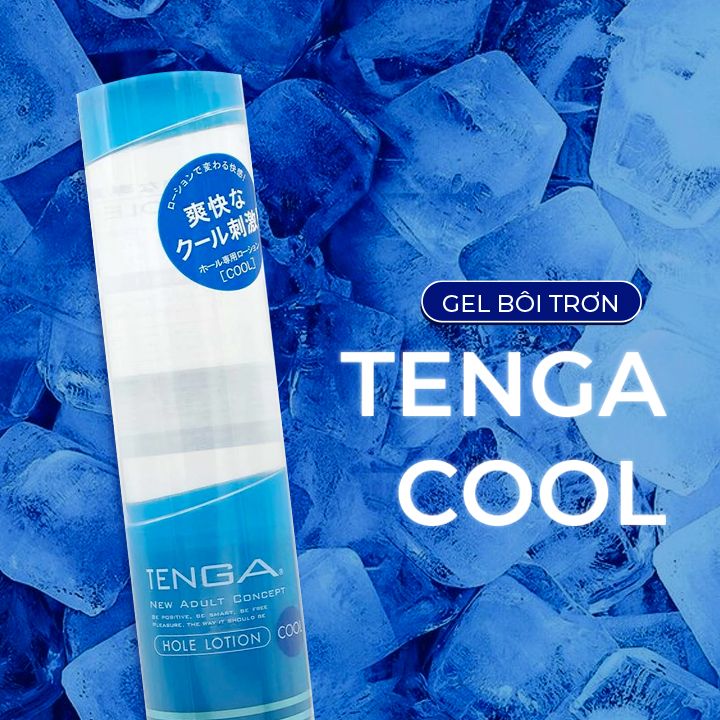 Gel bôi trơn Tenga Cool gốc nước mát lạnh chai 170ml