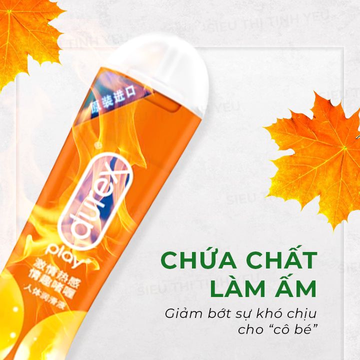 Gel bôi trơn Durex Warming nóng ấm 50ml