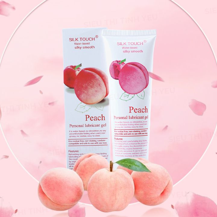 Gel bôi trơn Silk Touch Peach hương đào chai 100ml