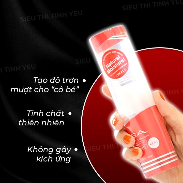Gel bôi trơn Tenga Natural Moisture Real cân bằng chai 170ml