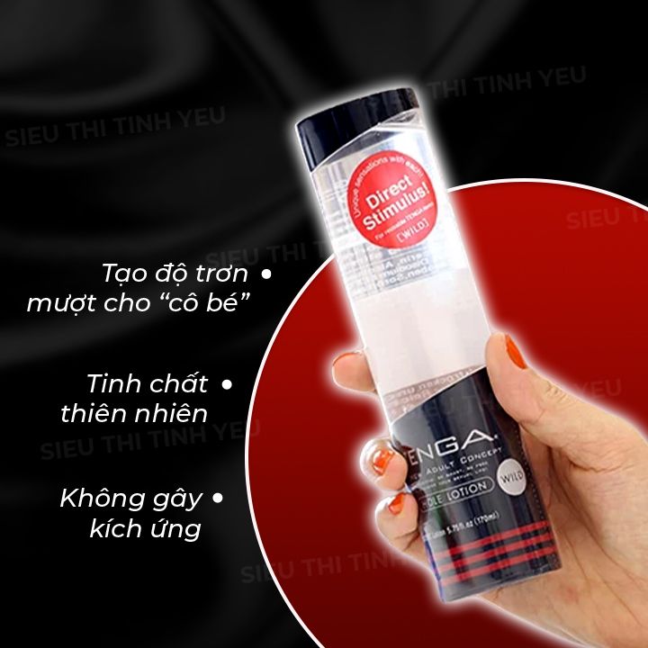 Gel bôi trơn Tenga Direct Stimulus Wild gốc nước cao cấp chai 170ml