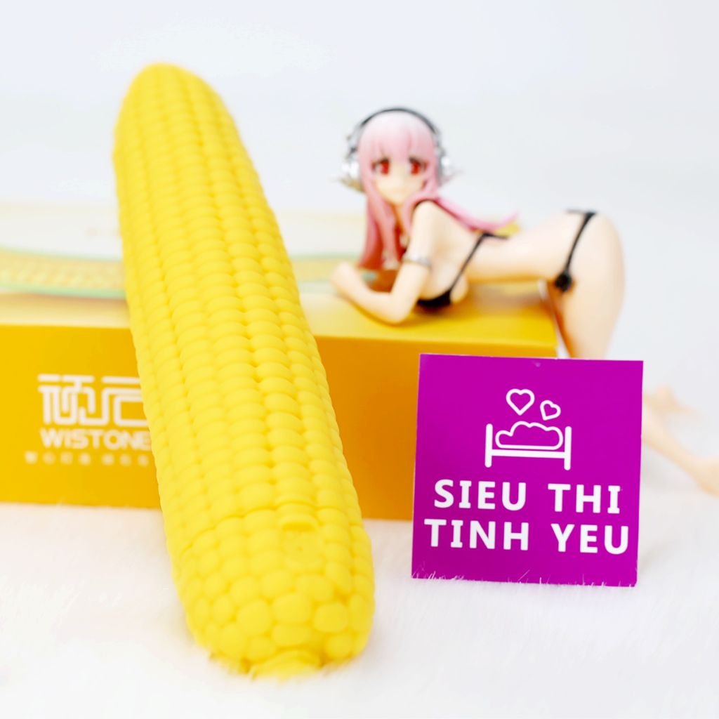 Dương vật giả ngụy trang Moylan hình trái bắp 7 chế độ rung dùng pin sạc