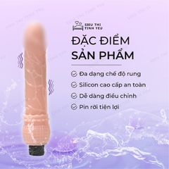 Dương vật giả Top-Notch đa chế độ rung