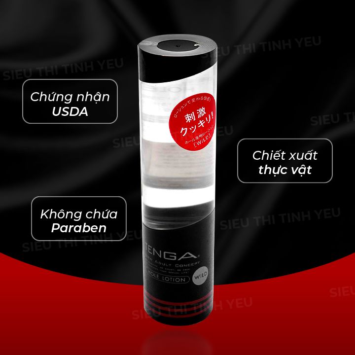 Gel bôi trơn Tenga Direct Stimulus Wild gốc nước cao cấp chai 170ml