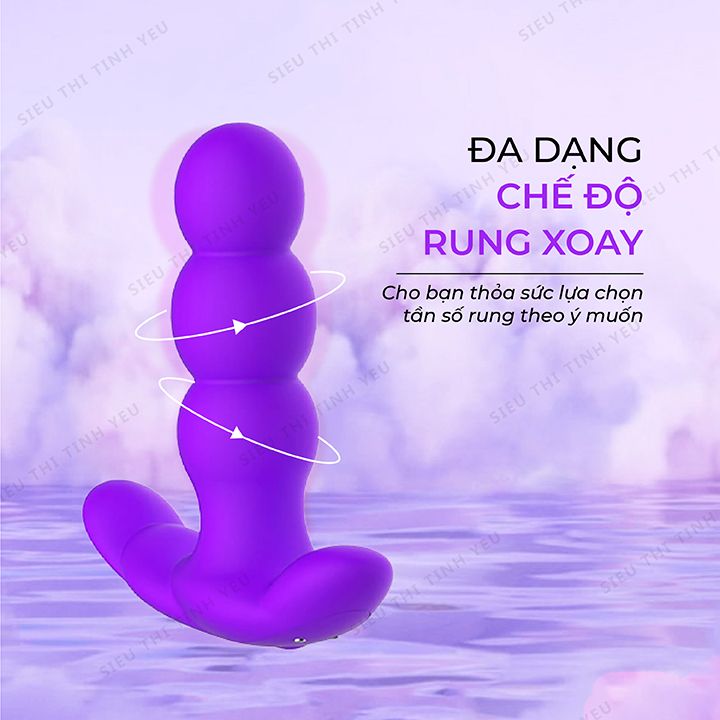 Trứng rung Nalone Pearl 7 chế độ rung điều khiển từ xa pin sạc