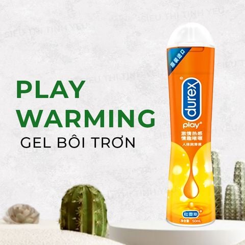 Gel bôi trơn Durex Play Warming nóng ấm chai 50ml