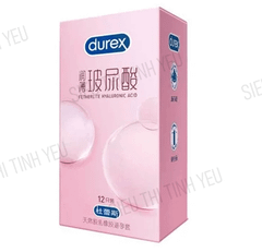 Bao cao su Durex Fetherlite HA siêu mỏng dưỡng ẩm Hộp 12 cái