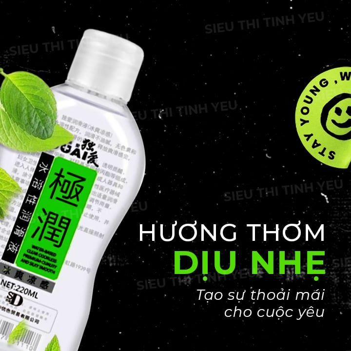 Gel bôi trơn Duai Cooling mát lạnh chai 220ml