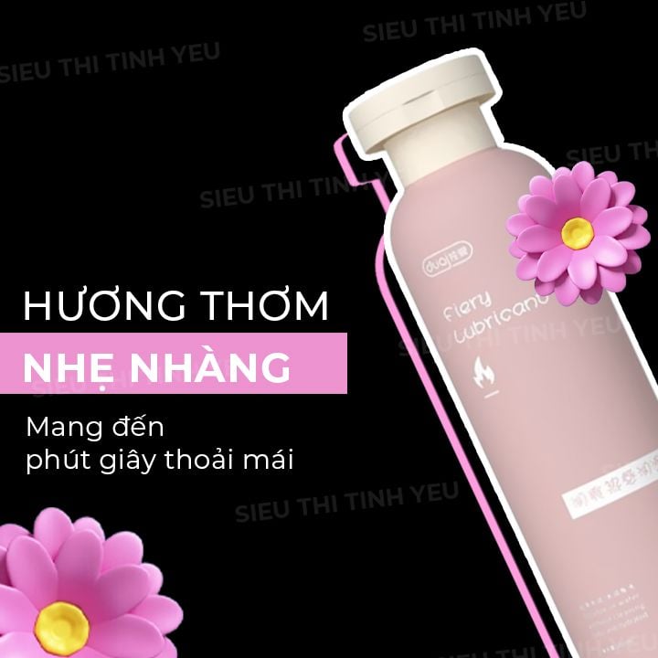 Gel bôi trơn Duai Fiery nóng ấm chai 200ml