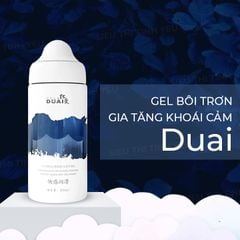 Gel bôi trơn Duai tăng khoái cảm đầu núm chai 200ml