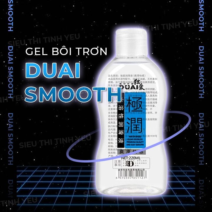 Gel bôi trơn Duai Smooth dưỡng ẩm chai 220ml