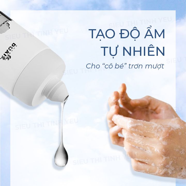 Gel bôi trơn Duai Smooth gốc nước đầu núm chai 200ml
