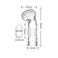 Bao cao su ngón tay Aichao G-Spot có đầu hạt nổi lớn có rung