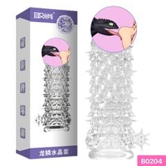 Bao cao su đôn dên Aichao dài 16.5 cm đầu trơn thân vân vảy rồng