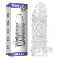Bao cao su đôn dên Aichao dài 16.5 cm đầu trơn thân vân vảy rồng