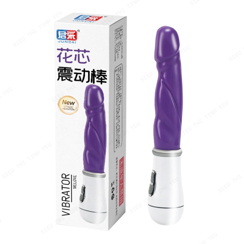 Dương vật giả Juncai đa chế độ rung dùng pin