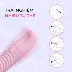 Lưỡi rung Joker TSN Tongue 10 chế độ rung xoay tỏa nhiệt làm ấm dùng pin sạc