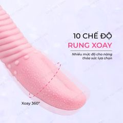 Lưỡi rung Joker TSN Tongue 10 chế độ rung xoay tỏa nhiệt làm ấm dùng pin sạc