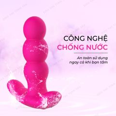 Trứng rung Nalone Pearl 7 chế độ rung điều khiển từ xa pin sạc màu hồng