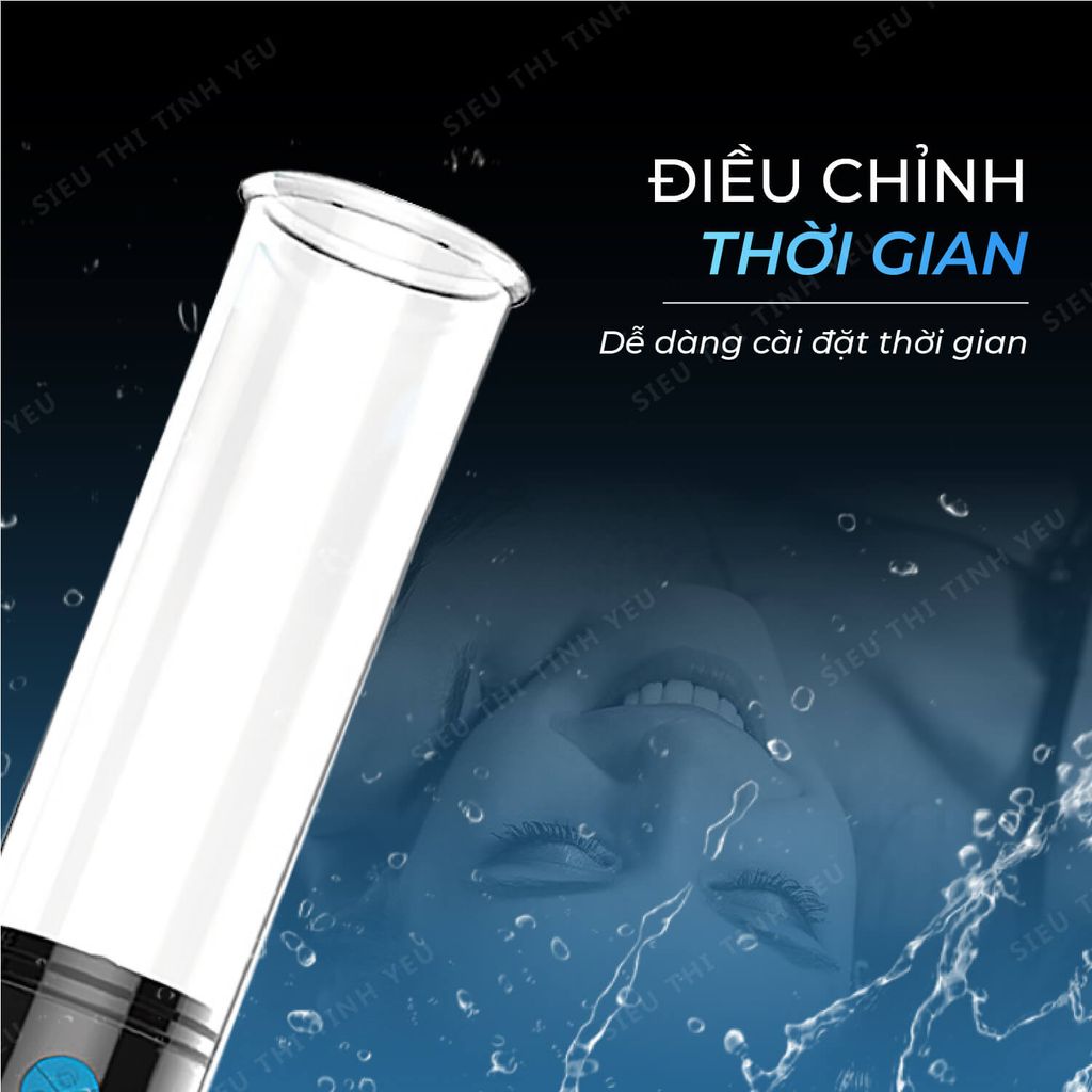 Máy tập dương vật Evo Penis Pump tự động màn hình LCD