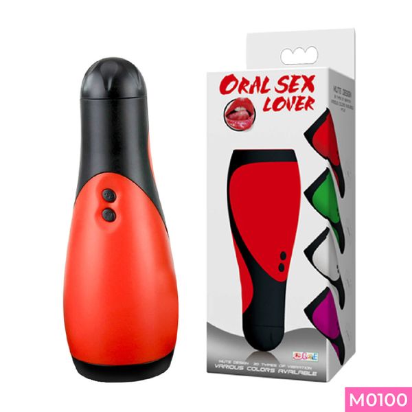 Miệng giả Baile Oral Sex Lover rung 30 chế độ dùng pin