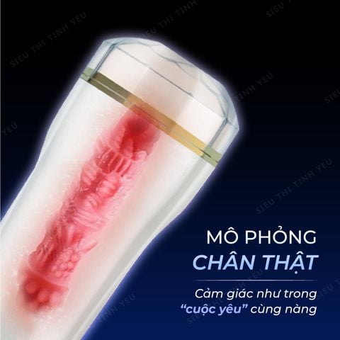 Âm đạo giả dính tường HX 20 chế độ rung có âm thanh dùng pin sạc