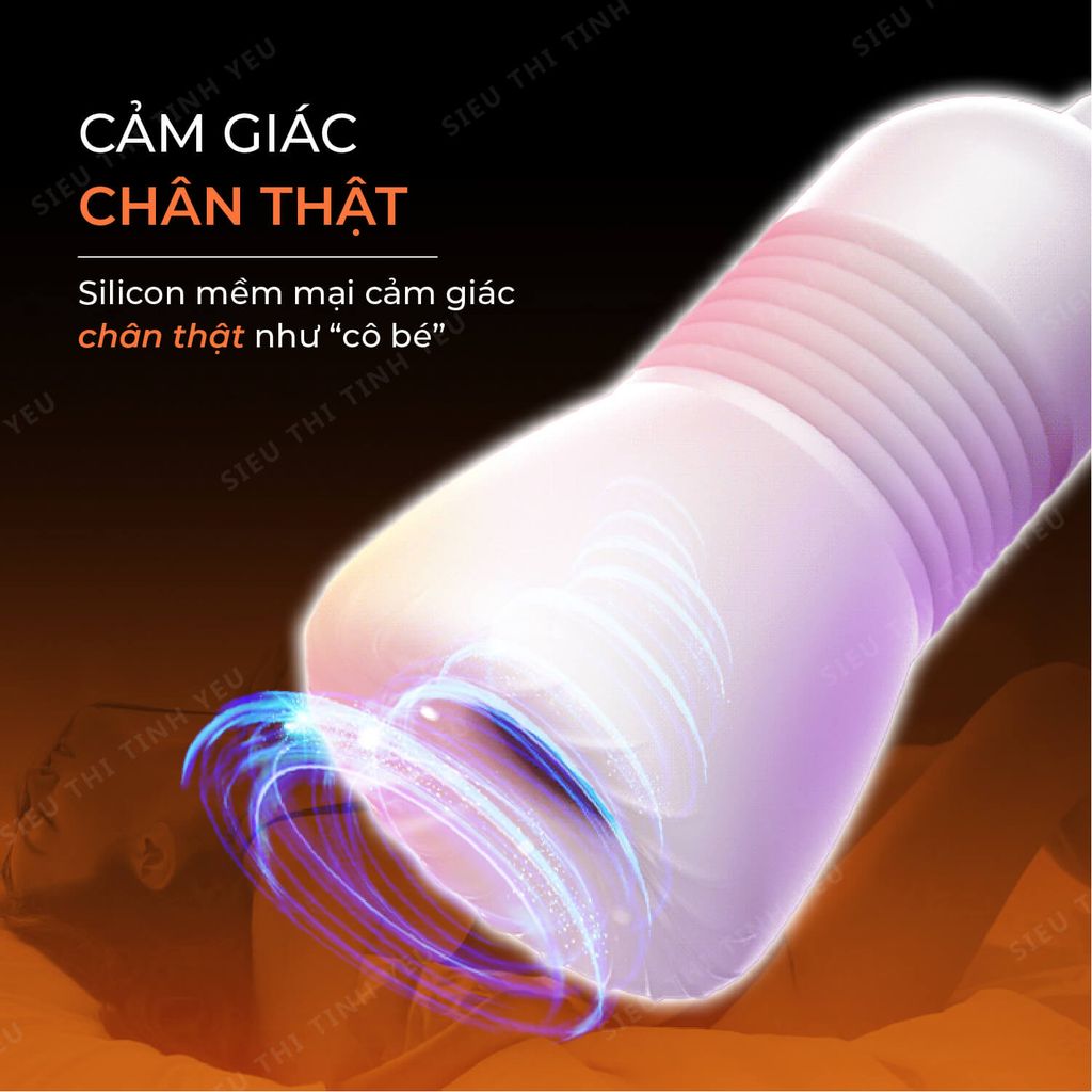 Âm đạo giả cầm tay Leten Nipple Sucking Cup Organge Mini hình núm vú trong suốt