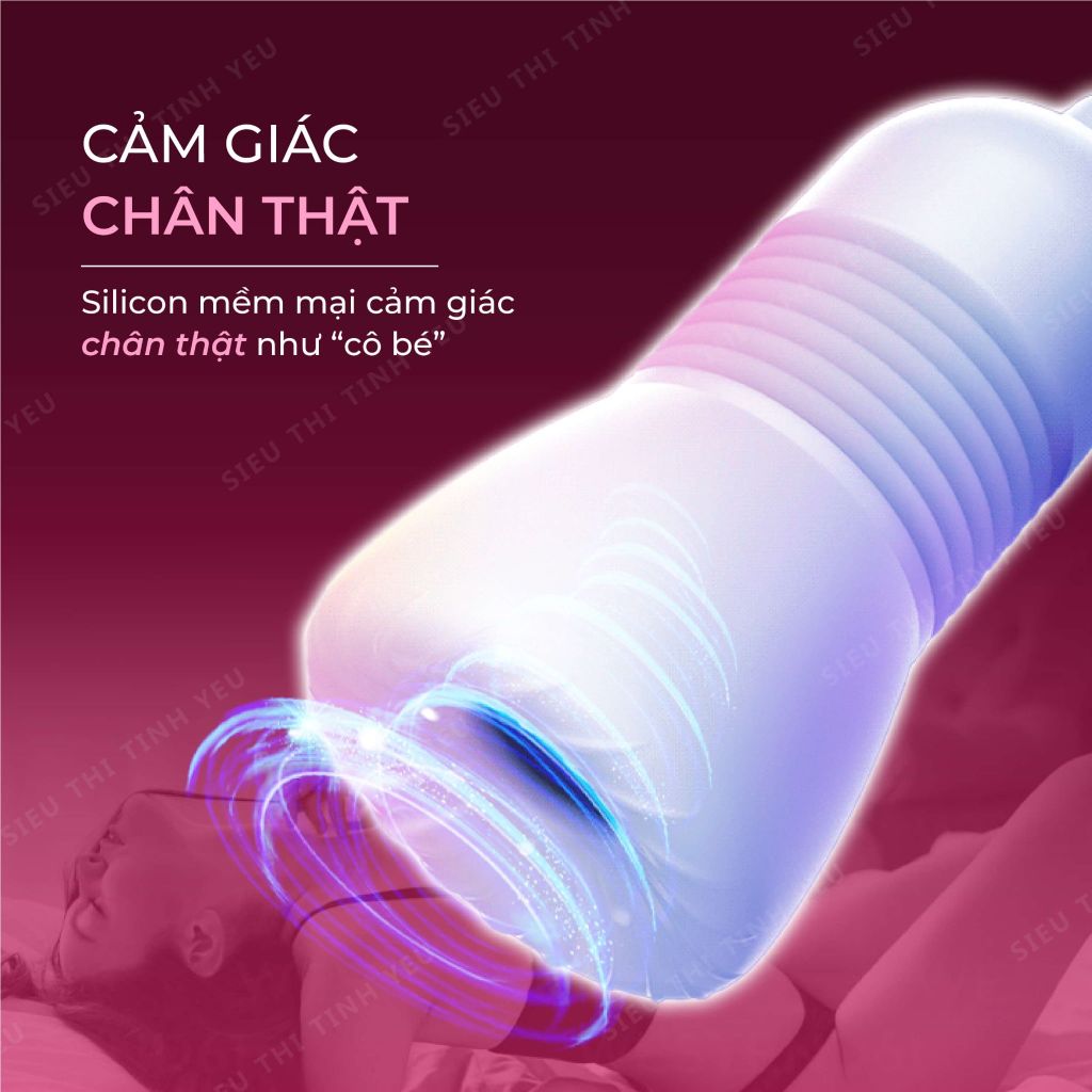 Âm đạo giả cầm tay Leten Nipple Sucking Cup Pink Mini hình núm vú trong suốt