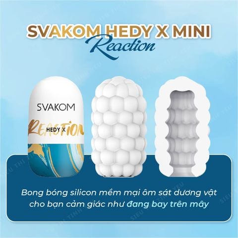 Âm đạo giả Svakom Hedy X hình dạng trứng mini mềm mịn Hộp 3 cái