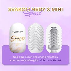 Âm đạo giả Svakom Hedy X hình dạng trứng mini mềm mịn Hộp 3 cái