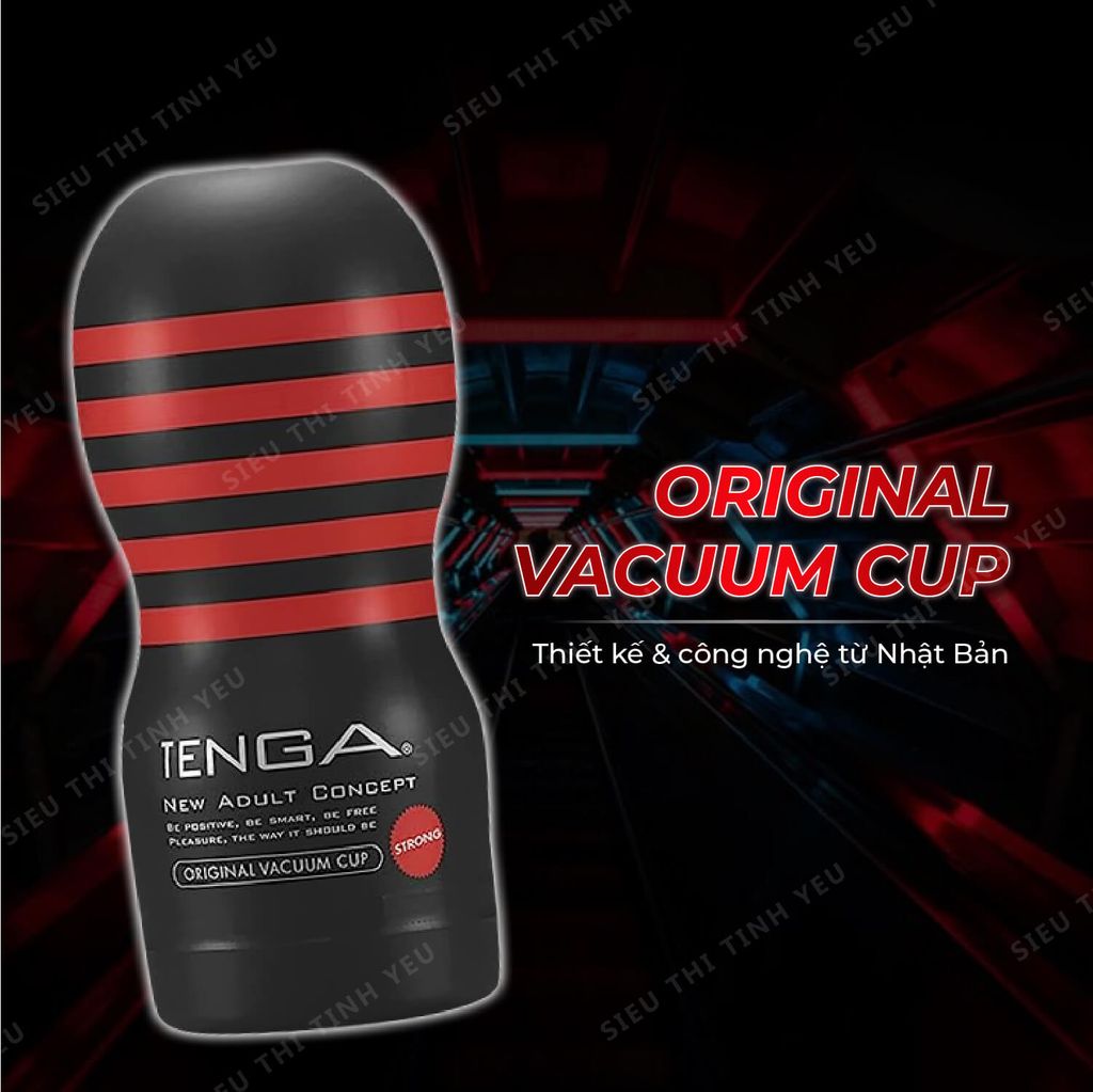 Âm đạo giả cầm tay Tenga Original Vacuum Cup mềm mịn