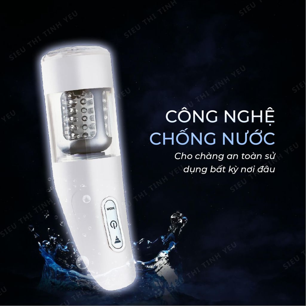 Âm đạo giả tự động Ailighter Katerina II rung thụt 5 chế độ xoay ngoáy 360 độ pin sạc