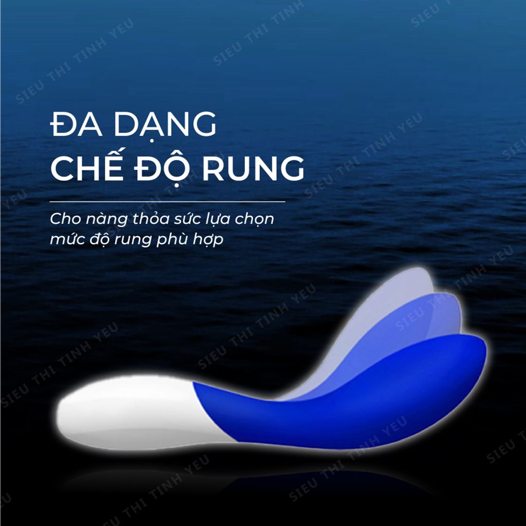 Dương vật giả cao cấp LeLo Mona Wave chuyển động theo sóng 8 chế độ rung dùng sạc