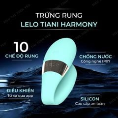 Trứng rung Lelo Tiani Harmony 10 chế độ rung kết nối app pin sạc