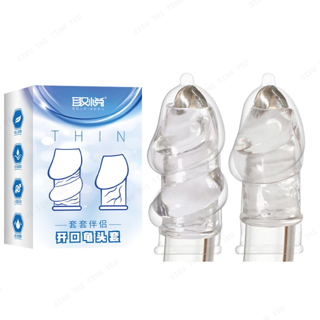 Bao cao su Aichao 6.3cm trong suốt