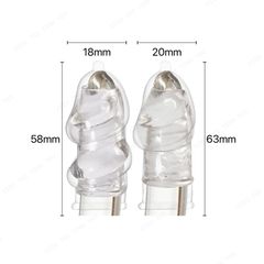 Bao cao su Aichao 6.3cm trong suốt