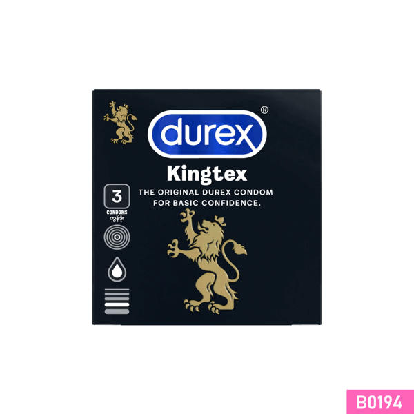 Bao cao su Durex Kingtex ôm sát Hộp 3 cái